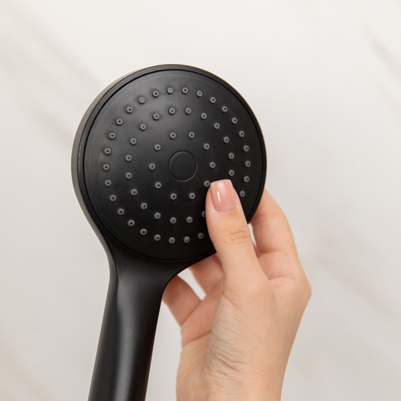 RAIN Лейка для душа, 1 режим, 100мм черная