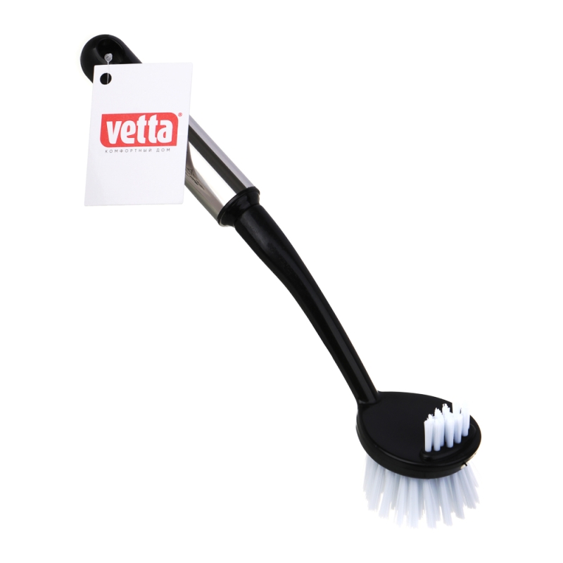 VETTA Щетка с двойной щетиной Сопрано полипропилен, нерж.сталь, 28,5х5х6см
