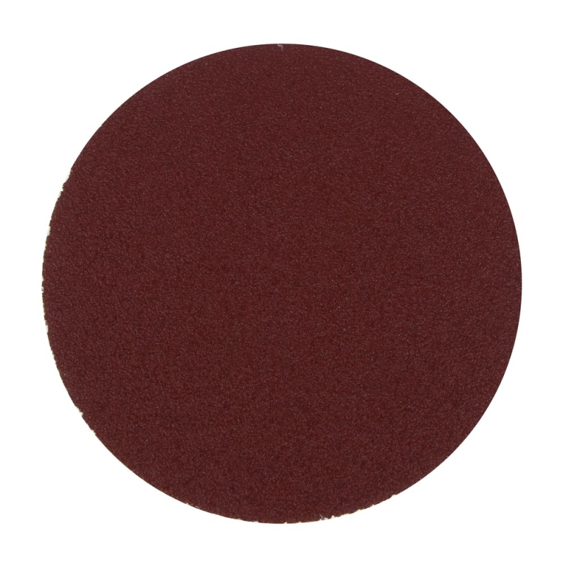 ЕРМАК Круг шлифовальный из абразивной бумаги на велкро основе, без отверстий, P80, 125 мм, 5шт.