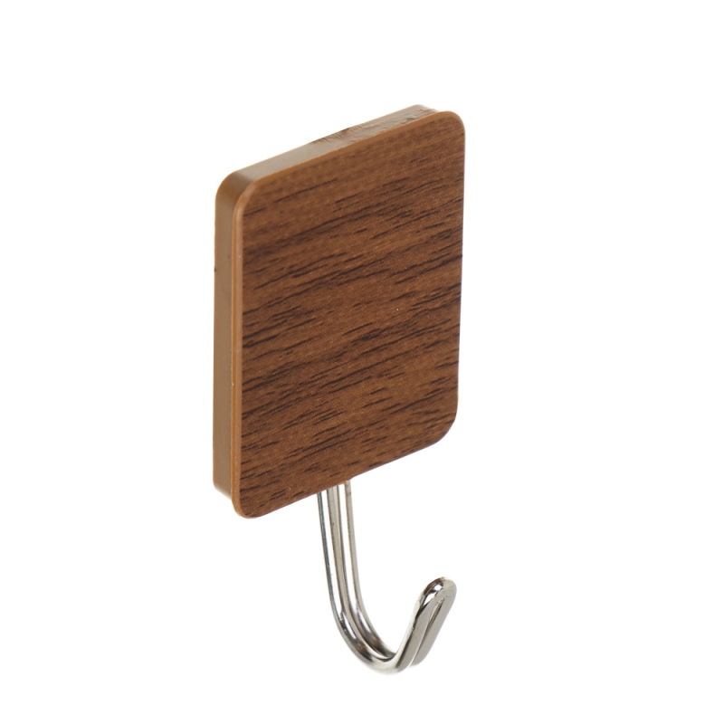 VETTA Крючки самоклеящиеся, 5 шт, принт под "Дерево", металл, PS, 2 цвета