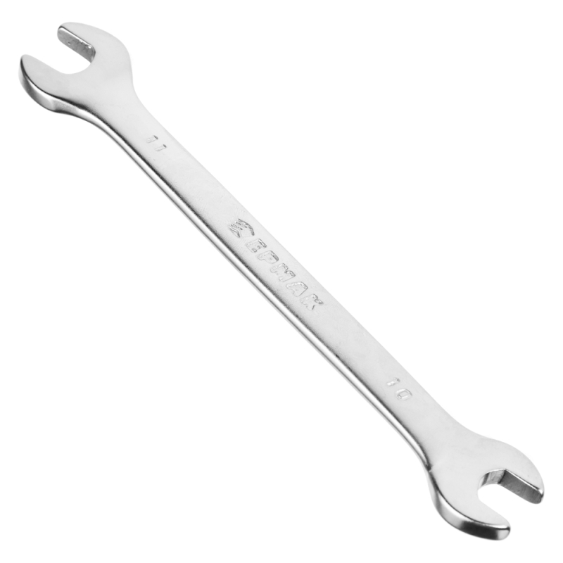 ЕРМАК Ключ рожковый, 10х11мм, матовый CRV