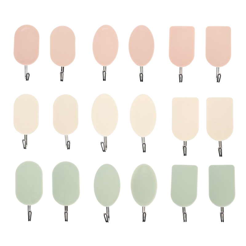 VETTA Крючки самоклеящиеся в пакете, 2шт, 3 цвета