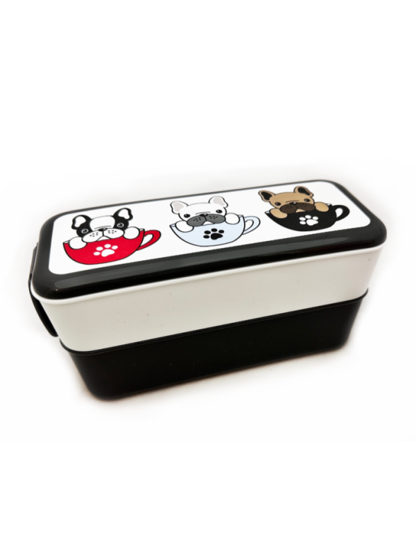 Контейнер для обеда Бульдоги 0,5+0,5