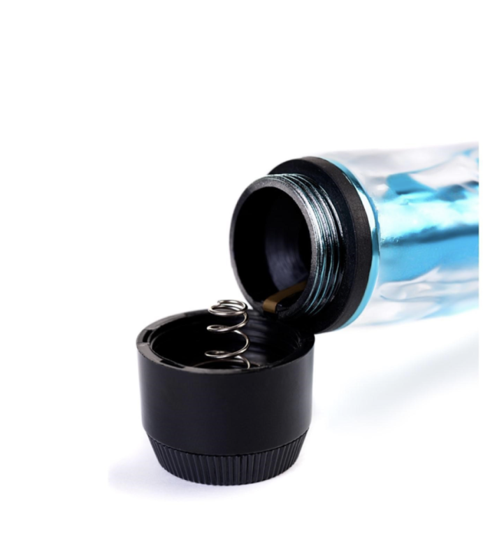 Вибратор Оки-Чпоки, реалистик, гелевый, стимуляция точки G, 18 х 3,5 см, TPE, голубой