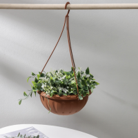 Кашпо уличное для цветов подвесное &laquo;Джулия&raquo;, 3,5 л, цвет коричневый