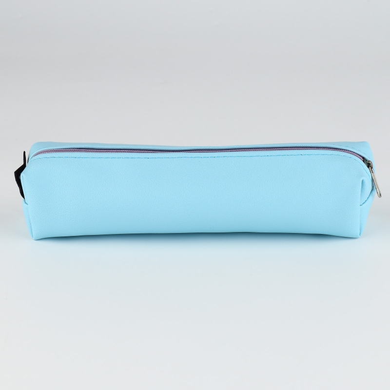 Пенал школьный из искусственной кожи &laquo;1 сентября: голубой&raquo; , 19 х 8 х 3 см