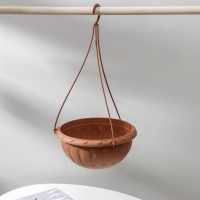 Кашпо уличное для цветов подвесное &laquo;Джулия&raquo;, 3,5 л, цвет коричневый