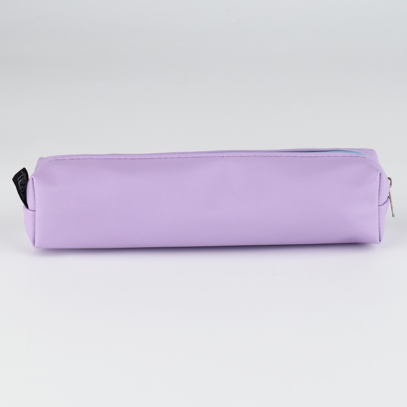 Пенал школьный из искусственной кожи &laquo;1 сентября: фиолетовый&raquo; , 19 х 8 х 3 см