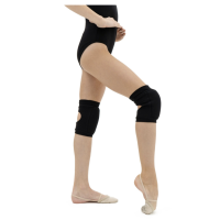 Наколенники для гимнастики и танцев Grace Dance, с уплотнителем, р. XXS, 3-5 лет, цвет чёрный