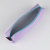 Пенал школьный из искусственной кожи &laquo;1 сентября: фиолетовый&raquo; , 19 х 8 х 3 см