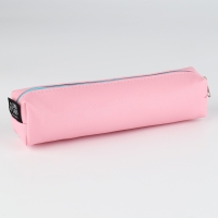 Пенал школьный из искусственной кожи &laquo;1 сентября: розовый&raquo; , 19 х 8 х 3 см