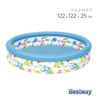 Бассейн надувной &laquo;Океан&raquo;, 122 х 25 см, от 2 летДетский бассейн"Bestway" с рыбками