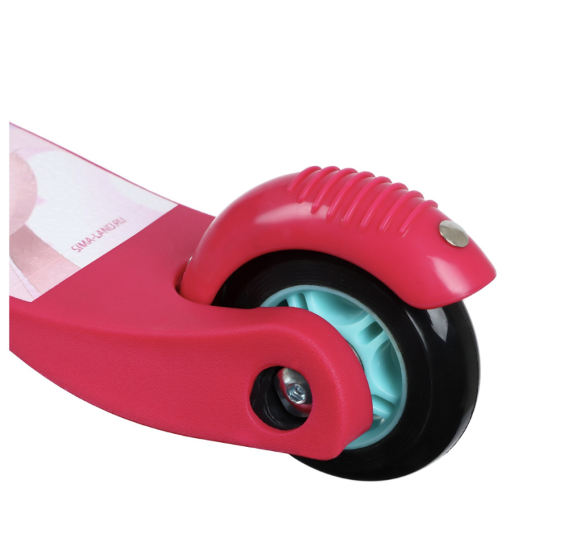 Самокат GRAFFITI &laquo;Единорожки&raquo;, колёса PU 110/75 мм, ABEC 7, цвет розовый