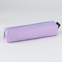 Пенал школьный из искусственной кожи &laquo;1 сентября: фиолетовый&raquo; , 19 х 8 х 3 см