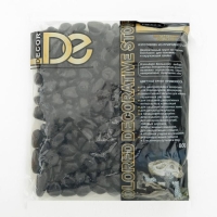 Грунт для аквариума &laquo;Галька цветная&raquo; фр 8-12 мм, чёрный, 800 г