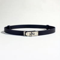 Ремень с поворотным замком тонкий 100 см