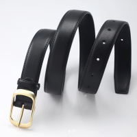 Ремень женский с золотой пряжкой 105 см