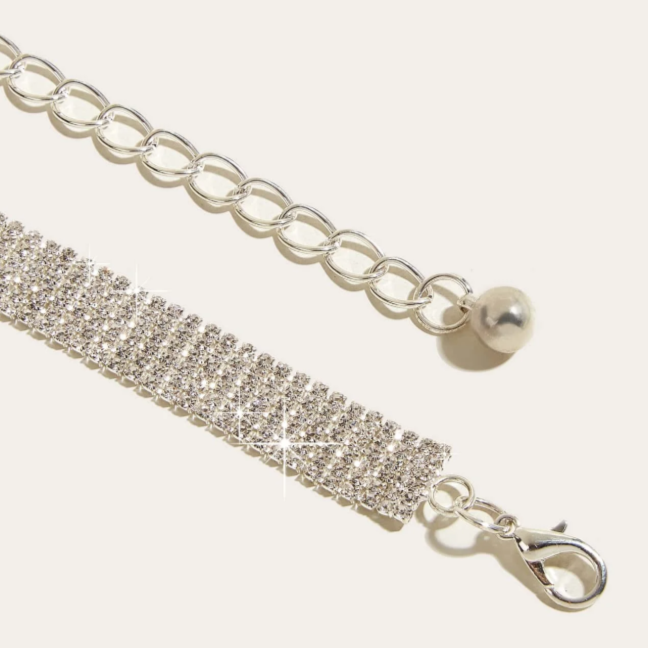 Пояс цепочка на талию для платья 60-115 см