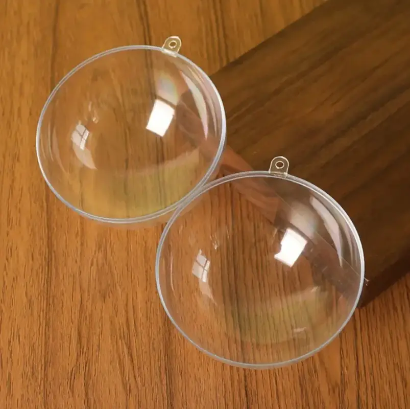 Пластиковые шарики заготовки для ёлочных игрушек 7 см 5 штук