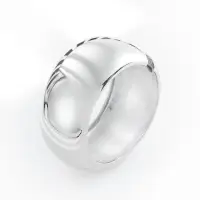 Браслет массивные серебристый