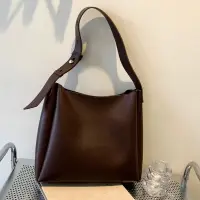 Сумка шопер с косметичкой экокожа коричневая