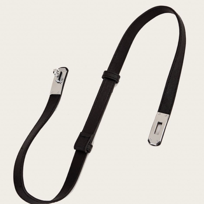 Ремень с поворотным замком тонкий 100 см