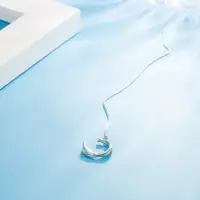 Серьга-кафф с цепочкой серебряная 1 шт