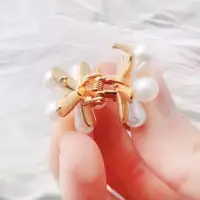 Крабики для волос маленькие с жемчугом 10 шт.