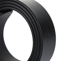 Ремень из экокожи с серебряной пряжкой 105 см