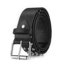 Ремень из экокожи с шипами 115 см