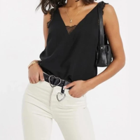 Ремень с пряжкой в форме сердца 95 см