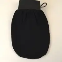 Варежка для тела черная