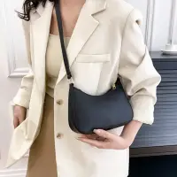 Сумка кросс-боди экокожа черная 20 см