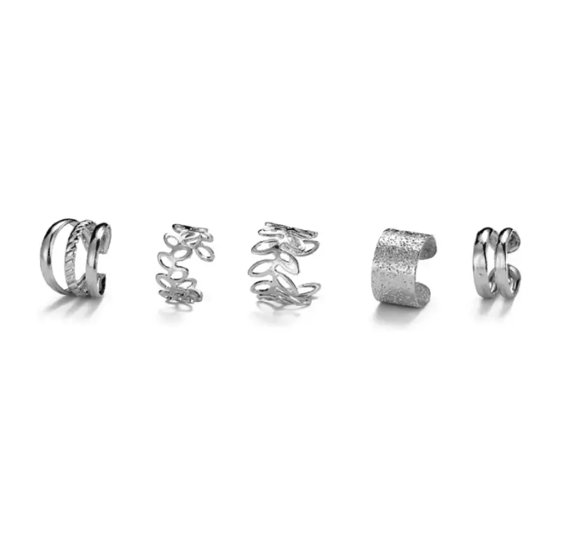 Каффы набор серебристые 5 штук