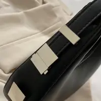 Сумка полумесяц маленькая экокожа черная