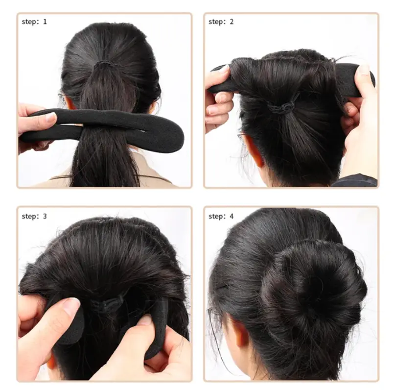 Заколка твистер для волос для пучка 23 см