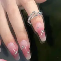 Кольцо Звездочки серебристое