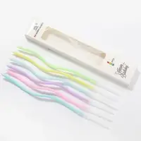 Свечи для торта пастельные 6 штук