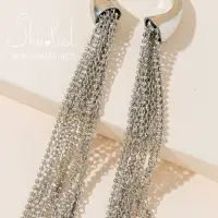 Заколка для волос с цепочками 42см