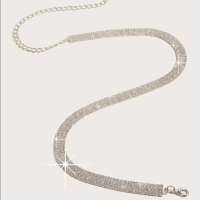 Пояс цепочка на талию для платья 60-115 см