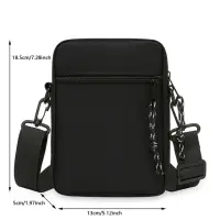 Сумка кросс-боди унисекс черная