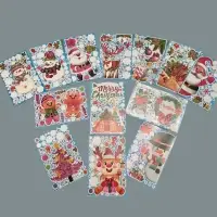 Наклейки на окно Новогодние набор большой