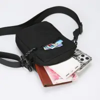 Сумка кросс-боди унисекс черная