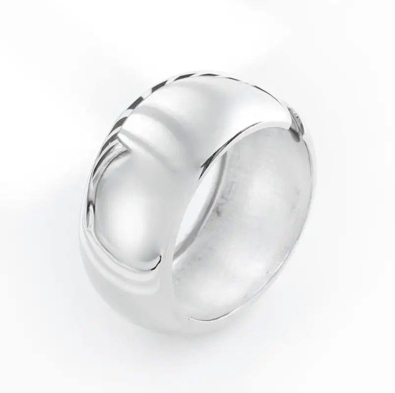 Браслет массивные серебристый