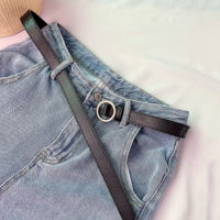 Ремень с круглой пряжкой 105 см