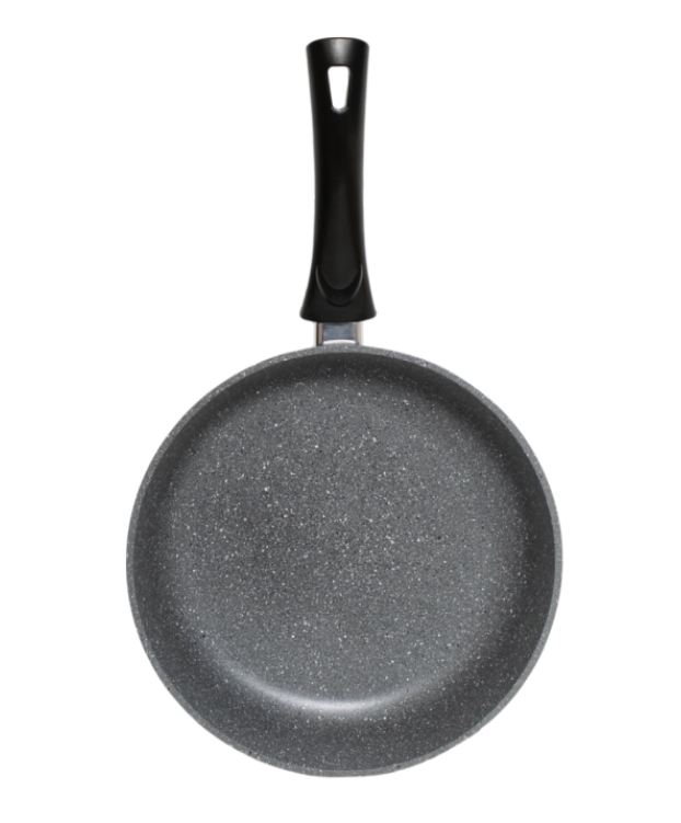 Сковорода HOMECLUB Stone 28см, глубокая, литой алюминий