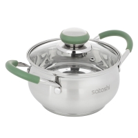 SATOSHI Марли Набор кастрюль 6 пр. (1,9л+3,6л+6,0л) со стекл. крышкой