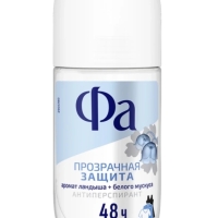 Дезодорант роликовый женский ФА Прозрачная защита, 50мл