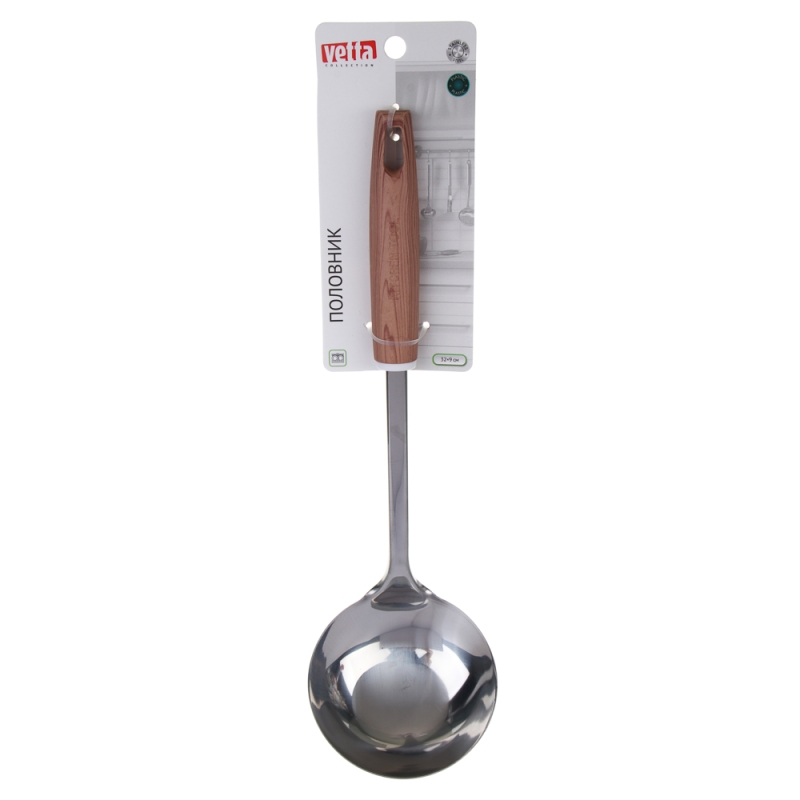 VETTA Половник, 32х9 см, нержавеющая сталь, полипропилен VETTA Половник, 32х9 см, нержавеющая сталь, полипропилен