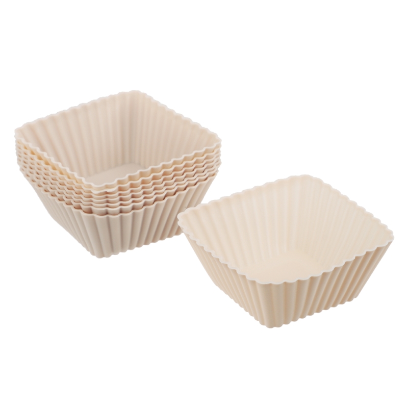 VETTA Набор форм силиконовых 16шт, 7х3см, квадратные, "Кекс"